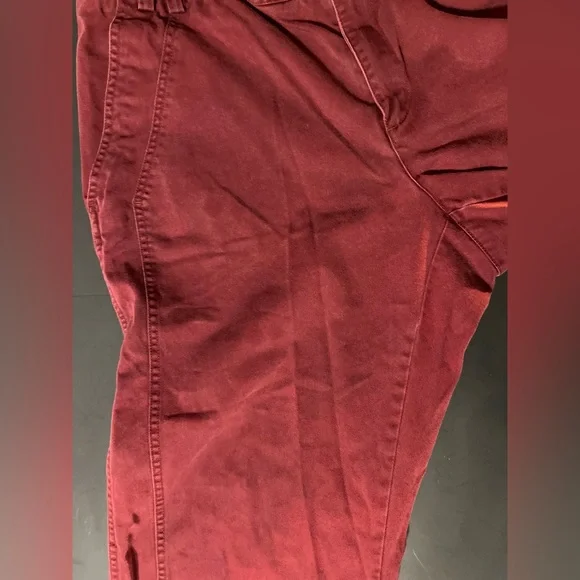 Vintage Old Navy Women’s Size 16 Red Pants Low Rise Wide Leg - Picture 9 of 15